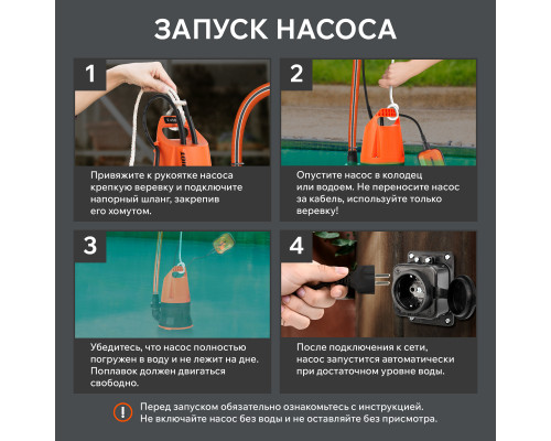 Насос дренажный Patriot F 450 Z