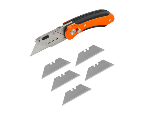 Нож строительный Patriot CKF-5 с трапециевидным лезвием