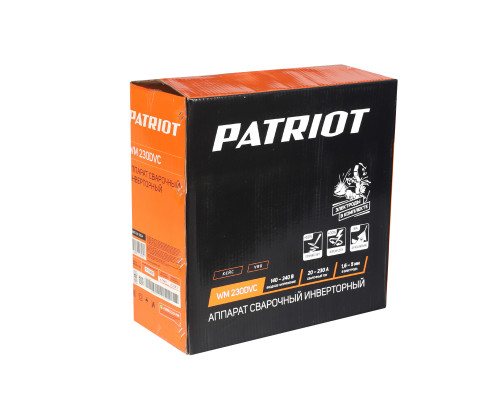 Аппарат сварочный инверторный Patriot WM230DVC
