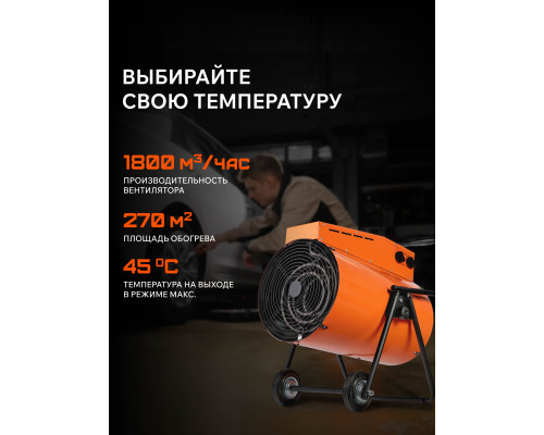 Тепловентилятор электрический PATRIOT PT-R30 (Россия)