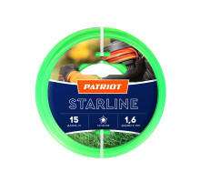 Леска Starline D 1,6 мм L 15 м (звезда, зеленая)