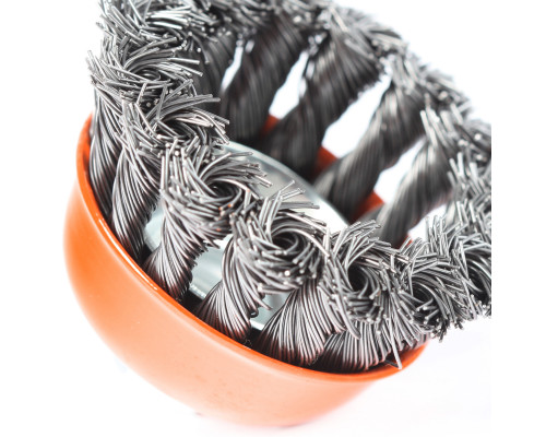 Щетка чашеобразная витая (100 мм, М14)