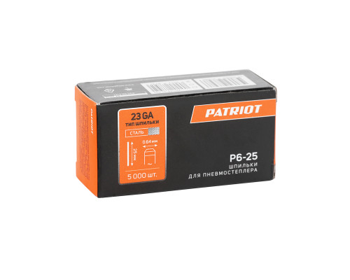 Шпильки Patriot P6-25 для пневмостеплера ASG 200