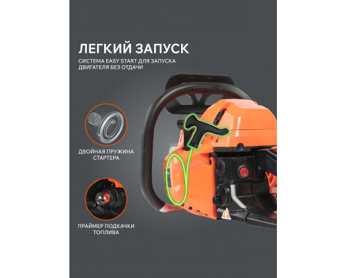 Пила цепная бензиновая Patriot PT 445