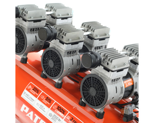 Компрессор Patriot поршневой безмасляный WO 100-440
