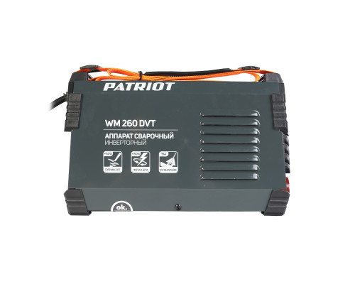 Аппарат сварочный инверторный Patriot WM260DVT