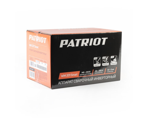 Аппарат сварочный инверторный Patriot WM 201 Smart