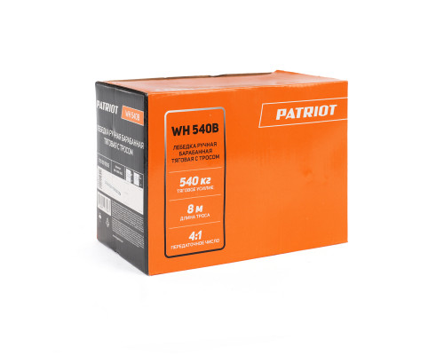 Лебедка ручная барабанная Patriot WH 540 B