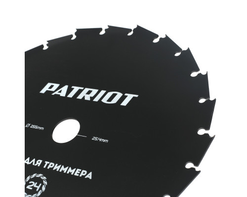 Нож Patriot TBM-24 для триммера (230х25.4 мм, 24 зубца)