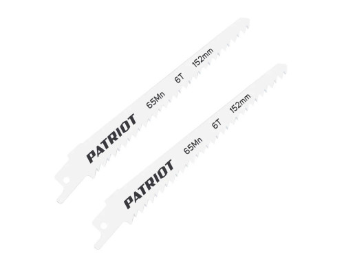Полотно пильное по дереву для сабельной пилы (152х19х1.27 мм, 6T, 2 шт.)