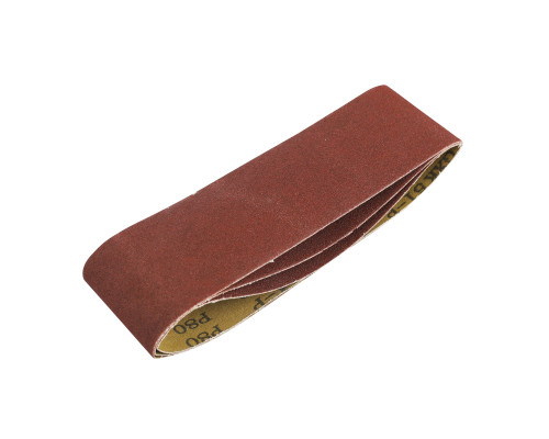 Лента абразивная (75х533мм, Р80, 3 шт.)