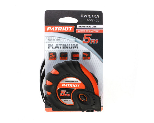 Рулетка измерительная Patriot MPT-5 L Platinum