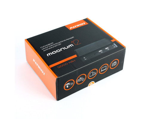 Пусковой многофункциональный аккумулятор PATRIOT MAGNUM 12