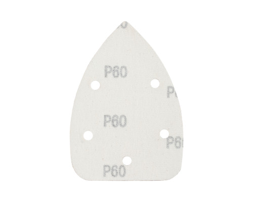 Треугольник шлифовальный на липучке (140х140х80 мм, Р60, 5 шт.)