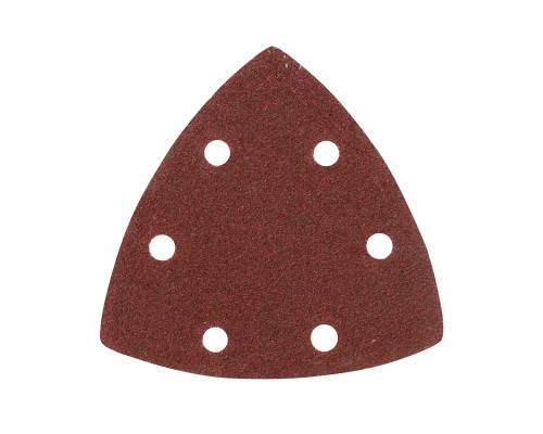 Треугольник шлифовальный на липучке (80х80х80 мм, Р60, 5 шт.)
