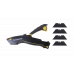 Нож Hanskonner HK1076-01-P2 с трапециавидными лезвиями