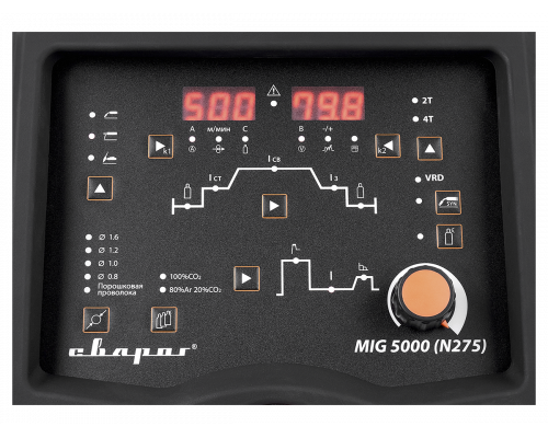 Сварочный инвертор MIGTECH MIG 5000 DIGITAL (N275)