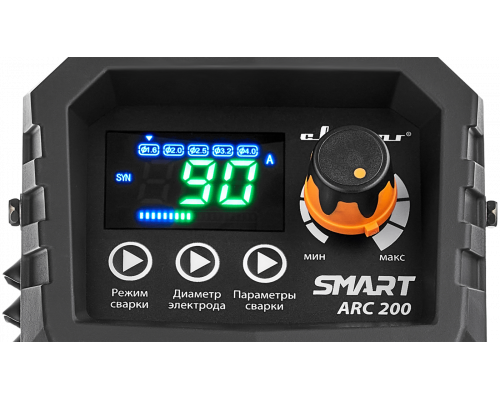 Сварочный инвертор MMA REAL SMART ARC 200 BLACK (Z28303)