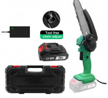 Пила цепная аккумуляторная Zitrek GreenSaw 20 Extra power (20В, 4,0Ач Li-ion аккум. 1шт, ЗУ) 082-1851-1