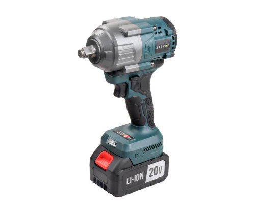 Гайковерт аккумуляторный бесщеточный Zitrek Crusher 20 PRO в кейсе, 20В, 800 Нм, 2х4.0Ач 085-1020