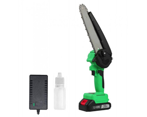 Пила цепная аккумуляторная бесщеточная Zitrek GreenSaw 20V (20В, 4,0Ач Li-ion аккум. 1шт, ЗУ) 082-1858