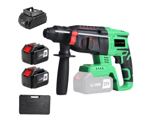 Перфоратор аккумуляторный Zitrek Destroyer Pro (20В, Li-ion 2x6.0Ач, з/у, кейс) 063-4373