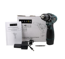 Дрель-шуруповерт аккумуляторная Zitrek Green 12V Plus, 12В, 1х1,5Ач 085-1013