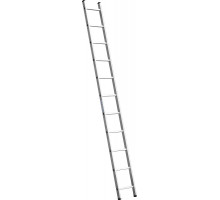 Приставная лестница СИБИН, односекционная, алюминиевая, 11 ступеней, высота 307 см