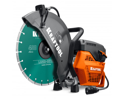 KRAFTOOL 3700 Вт, 400 мм, диск в комплекте, бензорез по бетону (бетонорез) (K770-16 H)