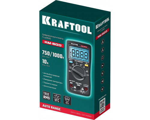 KRAFTOOL KM-600 цифровой мультиметр (59854)