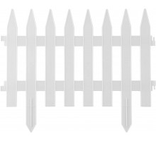 Забор декоративный GRINDA ″КЛАССИКА″, 28x300см, белый