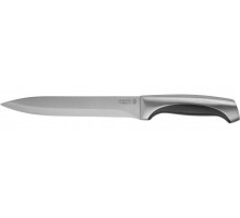 Нож LEGIONER ″FERRATA″ нарезочный, рукоятка с металлическими вставками, лезвие из нержавеющей стали, 200мм