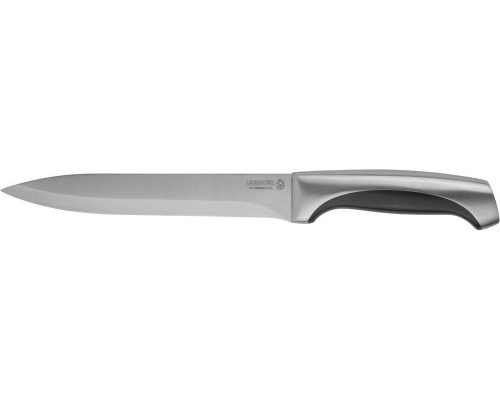 Нож LEGIONER ″FERRATA″ нарезочный, рукоятка с металлическими вставками, лезвие из нержавеющей стали, 200мм