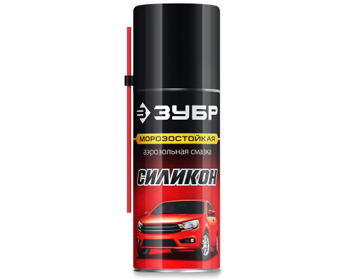ЗУБР 210 мл, Силиконовая аэрозольная смазка, ПРОФЕССИОНАЛ (41443)