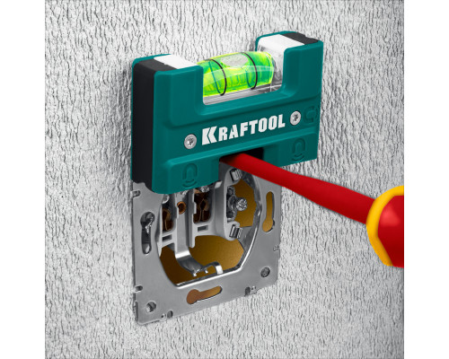 KRAFTOOL Electrо 76 мм, магнитный уровень (34786)