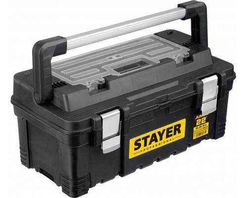 STAYER PROWide-22, 557 x 283 x 245 мм, (22″), пластиковый ящик для инструментов, Professional (38003-22)