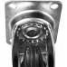 Колесо поворотное d=200 мм, г/п 185 кг, резина/металл, игольчатый подшипник, ЗУБР Профессионал