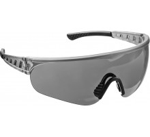 Защитные серые очки STAYER PRO-X широкая монолинза, открытого типа