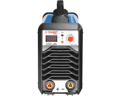 ЗУБР 10-250 А, ММА, IGBT, инвертор сварочный ЗАС-Т3-250-Д Профессионал