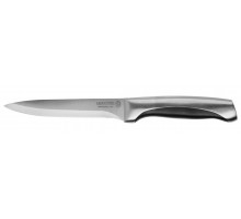 Нож LEGIONER ″FERRATA″ универсальный, рукоятка с металлическими вставками, лезвие из нержавеющей стали, 125мм