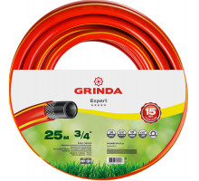 Поливочный шланг GRINDA PROLine EXPERT 3 3/4″ 25 м 30 атм трёхслойный армированный