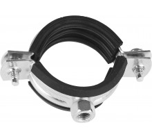 ЗУБР 3/4″, цинк, 1 шт, трубный хомут с гайкой (37850-25-29-1)