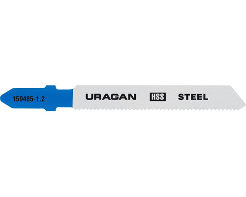 Полотна URAGAN T118A, по металлу, HSS, T-хвост, шаг 1,2мм, 75/50мм, 2шт