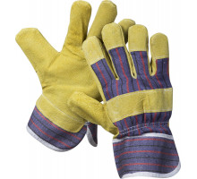 Комбинированные перчатки STAYER MASTER, спилок с тиснением, XL