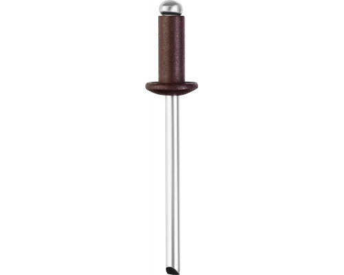 Алюминиевые заклепки Color-FIX, 4.0 х 10 мм, RAL 8017 шоколадно-коричневый, 50 шт., STAYER Professional
