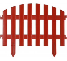 Забор декоративный GRINDA ″АР ДЕКО″, 28x300см, терракот