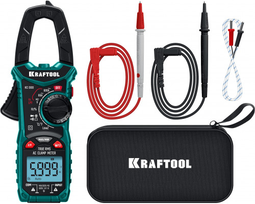 KRAFTOOL KC-300 Цифровые токовые клещи (59832)