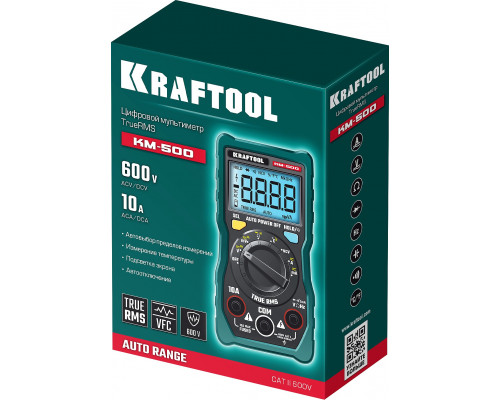 KRAFTOOL KM-500 цифровой мультиметр (59856)