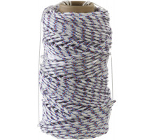 Фал плетёный полипропиленовый СИБИН 16-прядный с полипропиленовым сердечником, диаметр 6 мм, бухта 100 м, 320 кгс