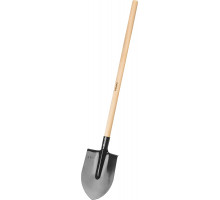 Штыковая лопата ЗУБР МАСТЕР, ЛКО, деревянный черенок, 1450 мм.